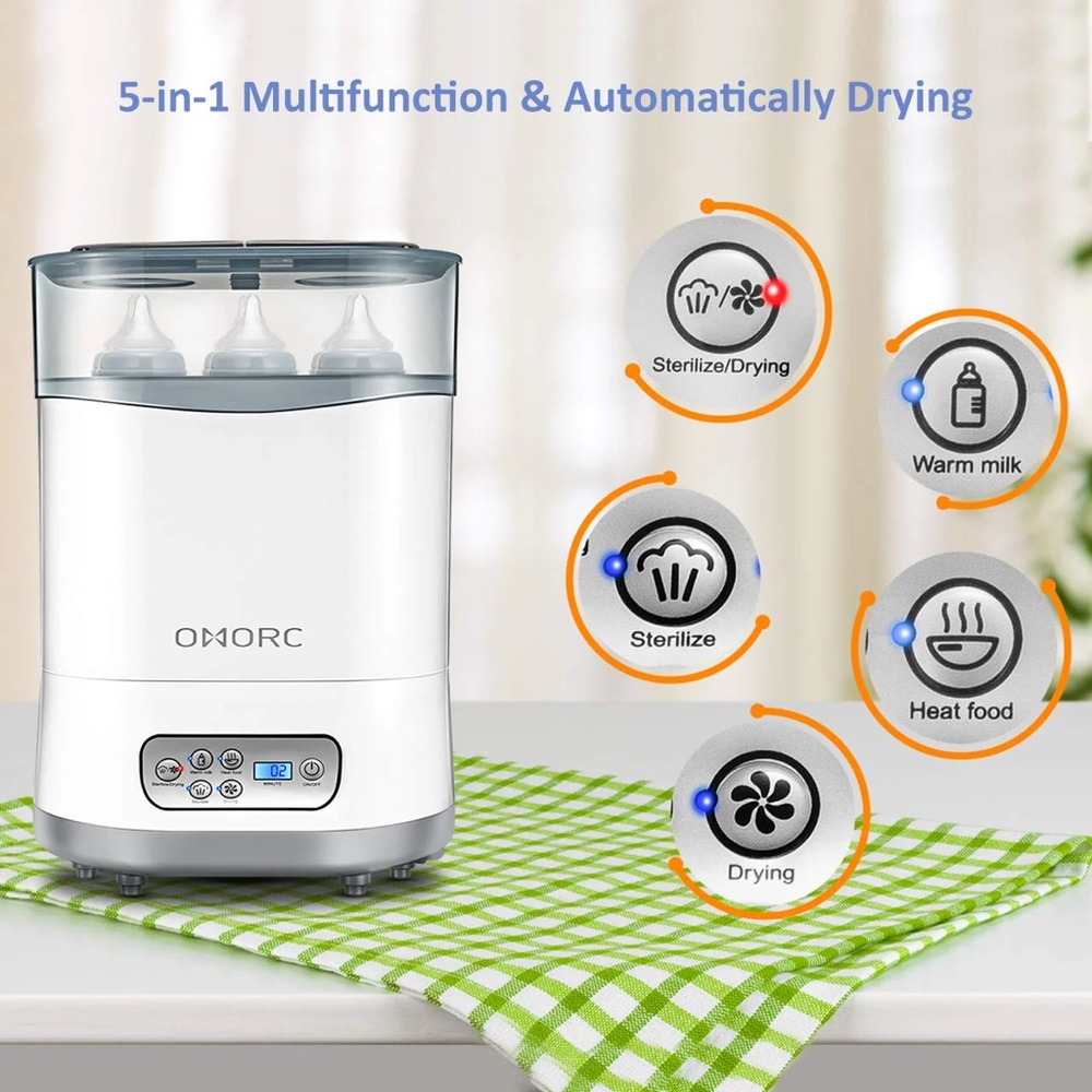 Multifunction Baby Bottle Sterilizer and Dryer